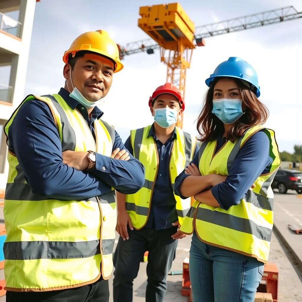 Buildcraft construction team at work