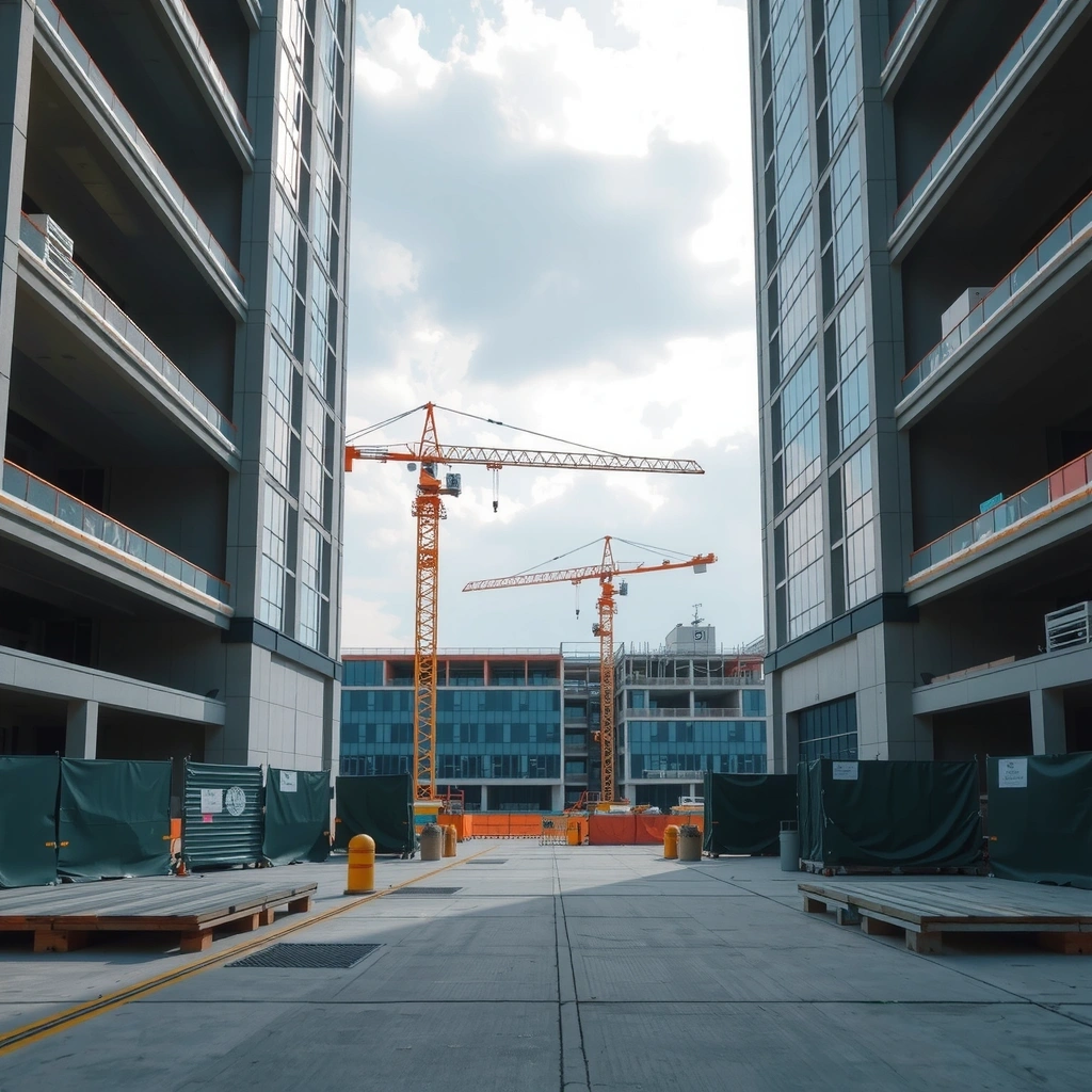 Construction site background