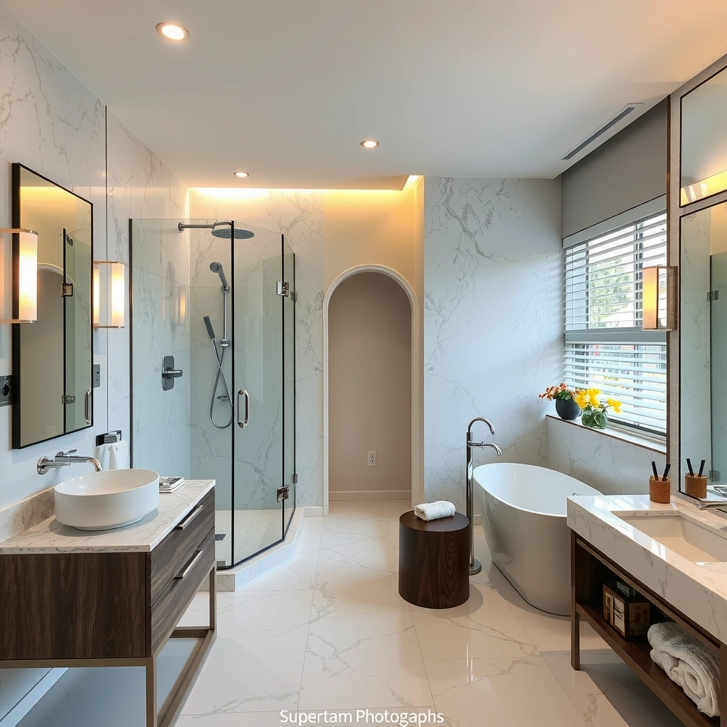 Bathroom remodeling project